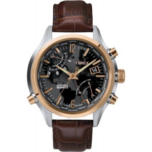 TIMEX  INTELLIGENT QUARTZ WORLD TIME T2N942